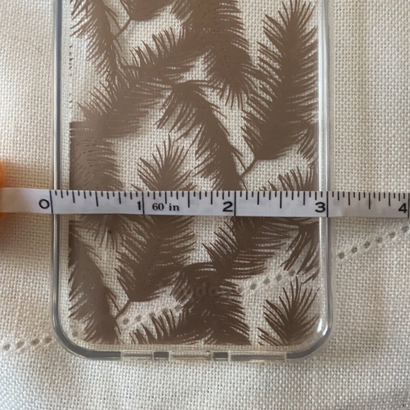 NWT Gold Leaf Print Clear Background iPhone X XS - Picture 7 of 8